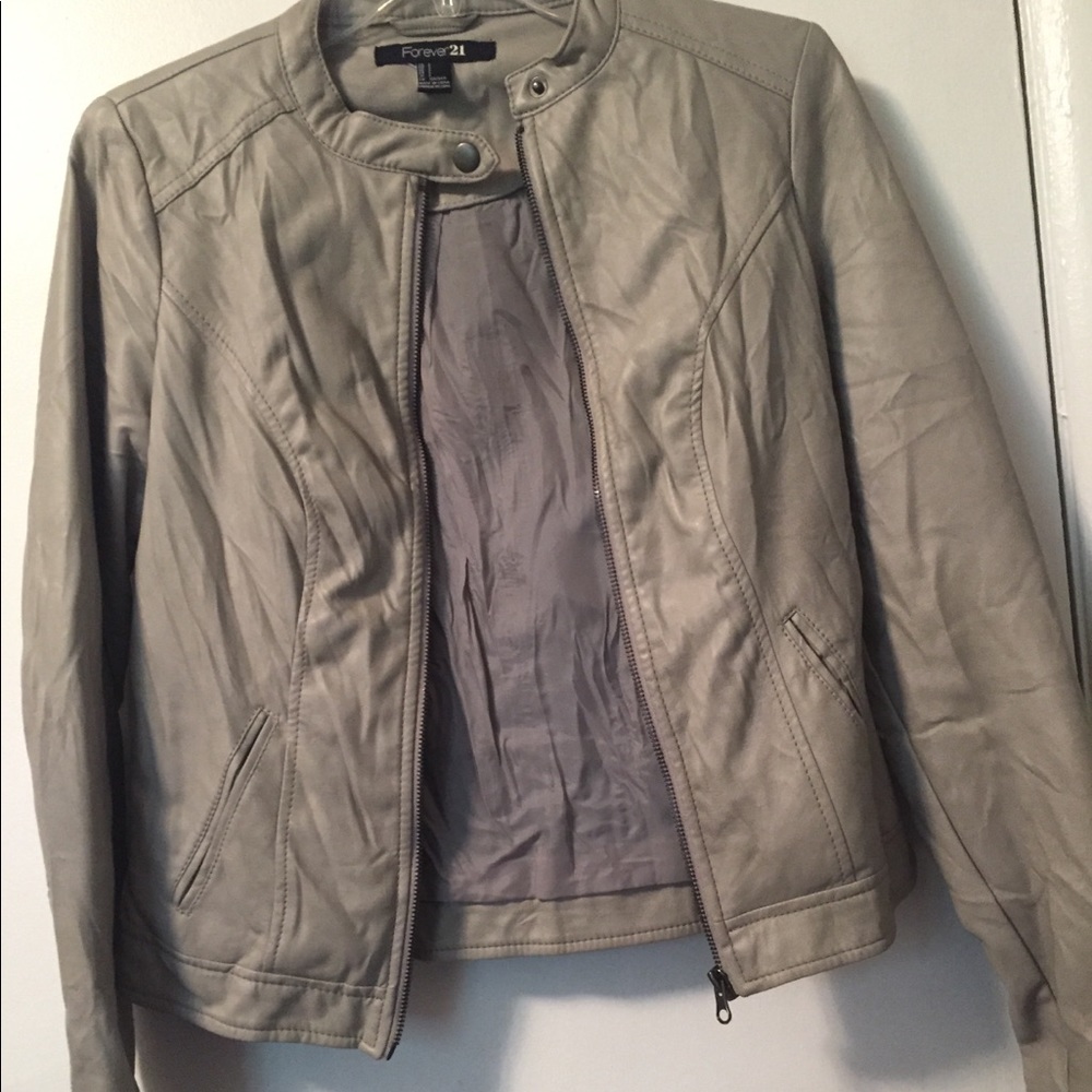 Faux leather jacket - Picture 2 of 7